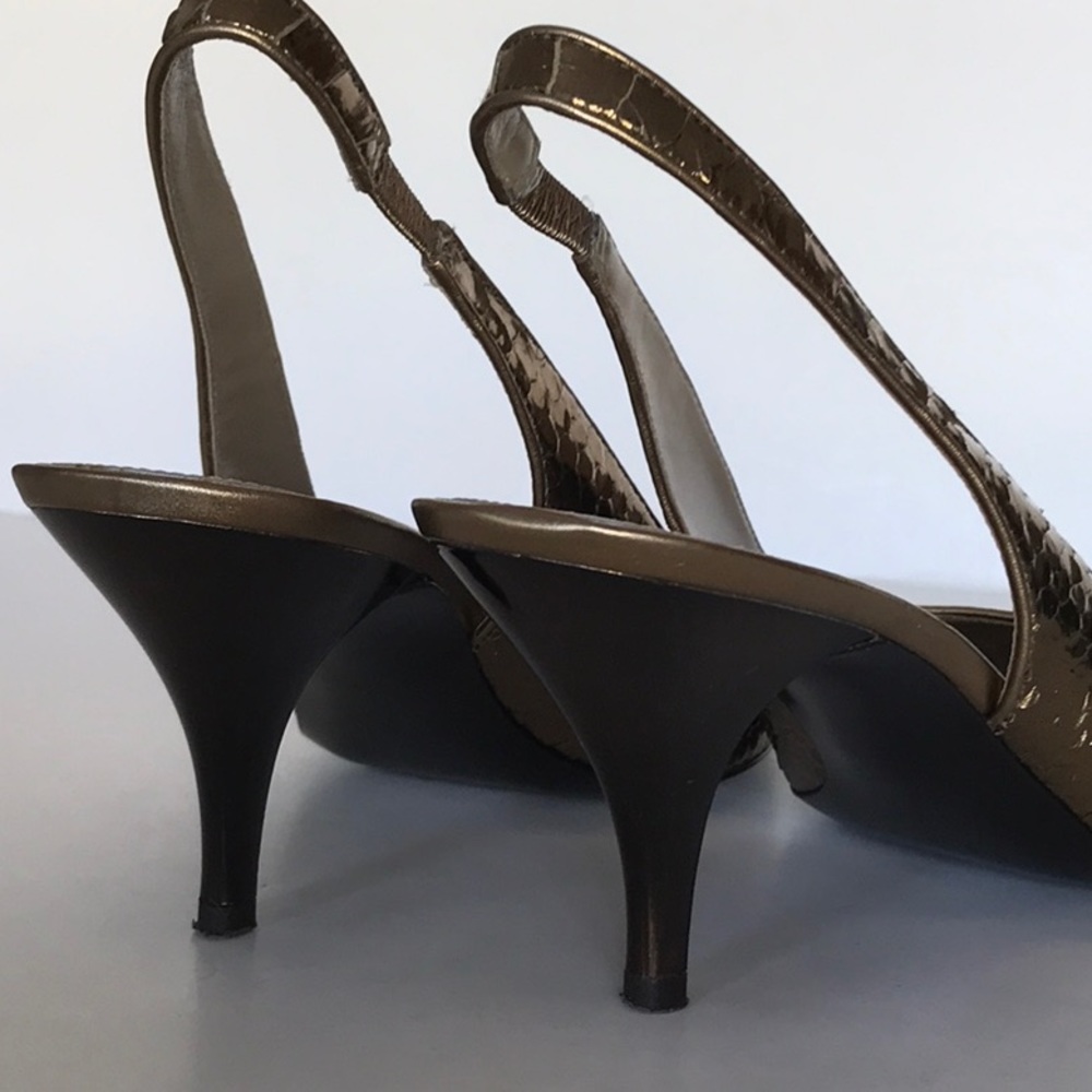 Via Spiga Python Slingback - image 4